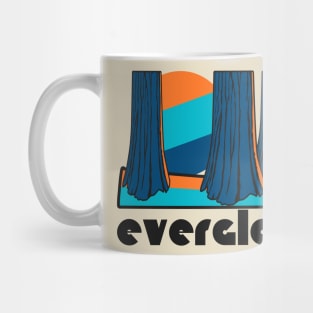 Retro Everglades ))(( Tourist Souvenir National Park Design Mug